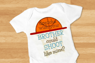 Basketball Brother Applique: A Sporty Holiday Hit