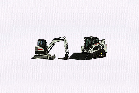 Bulldozer Excavator: A Versatile Embroidery Design