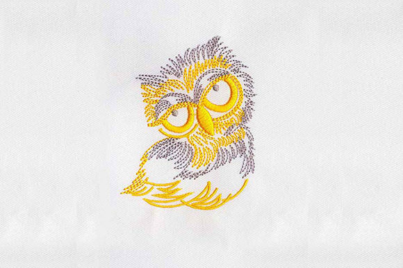 Charming Big Eyes Owl for Holiday Embroidery