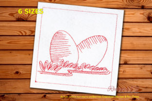 Easter Egg Redwork: A Charming Addition