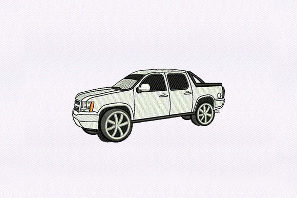 Embrace the Season with Pickup Truck Embroidery