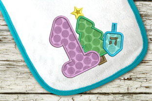 First Hanukkah and Christmas Applique: A Charming Embroidery Design
