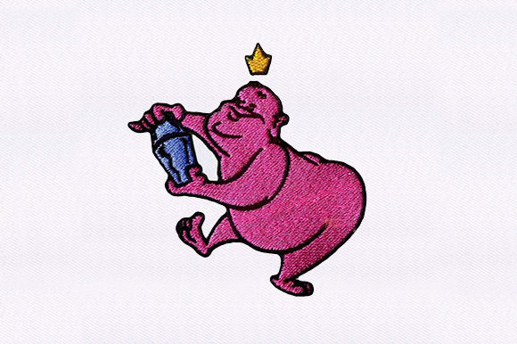 King Alien Drink: A Charming Addition to Your Embroidery Collection