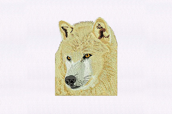 Labrador Husky Face: A Charming Embroidery Design