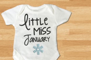 Little Miss January Snowflake: A Charming Winter Design