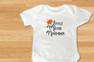 Little Mister November Leaf Applique Review