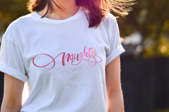 Naughty Lettering: A Sweet and Seductive Embroidery Design