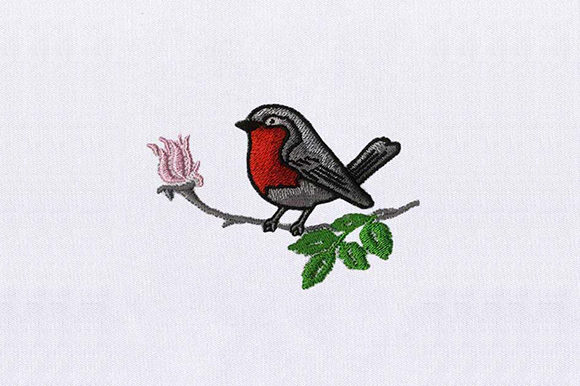 Red Robin: A Charming Addition to Your Embroidery Collection