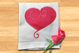 Swirly Valentine's Day Heart for Business